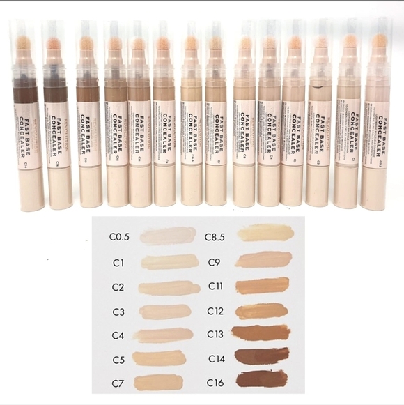 (3) Makeup Revolution Beauty Fast Base Concealer - Color: C4 - Picture 2 of 2
